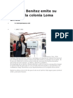 07.06.2015 Mariana Benítez emite su voto en la colonia Loma Linda