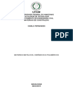 TRABALHO 2 - Materiais Metálicos, Cerêmicos e Poliméricos PDF