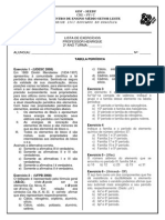 Lista Tabela PDF