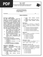 Lista Tabela PDF