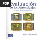 Evaluacion de Los Aprendizajes
