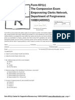 Form 601(c) - The Compassion Exam (application for ECN Forgiver's License)