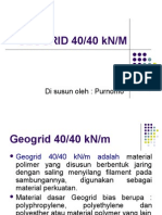 Geogrid 40/40 kN/m