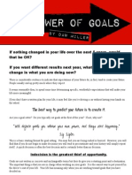 The Power of Goals: by Dan Miller