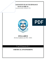 Syllabus Year 2014-15 Chemical Engineering 5and6 Semester