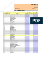 Individual Subject - Assessment - Entered in AU Web Portal Degree: B.E. Branch: EEE Section: - Subject Name With Code: PH6251 - Engineering Physics-I