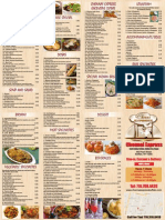 Chennai Express Menu 4 Fold