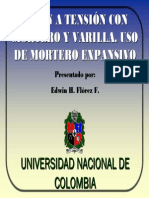 1. Union Con Mortero y Varillas, E. Flores