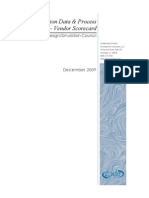 Simulation Data Process MGMT - Vendor Scorecard 09-12-15 Tcm1224-158367