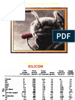 Single Crystal Silicon Properties for MEMS Devices