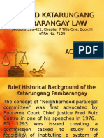 REVISED KATARUNGANG PAMBARANGAY LAW