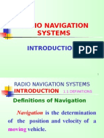 Evolution of Radio Navigation Systems