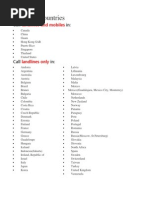 iPhone Country/Region Variant Codes | PDF