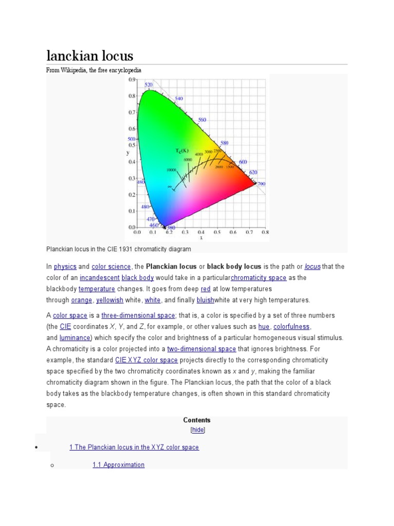 Lanckian Locus: From Wikipedia, The Free Encyclopedia | PDF | Teaching ...