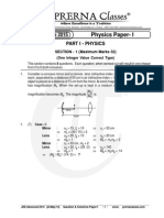 Jee Advanced 2015 Phy I Questions Solutions