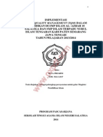 Download IMPLEMENTASI TOTAL QUALITY MANAGEMENT28TQM29 DALAM PENDIDIKAN - STAIN Salatigapdf by Pesta Manurung SN268001794 doc pdf