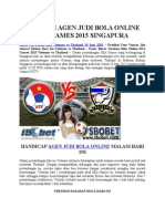 Bursa Pur Puran Bola Vietnam VS Thailand 10 Juni 2015