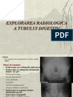 Explorarea Radiologica A Aparatului Digestiv