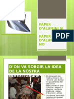 PAPER D' ALUMINI SÍ, PAPER D' ALUMNINI NO - Model A