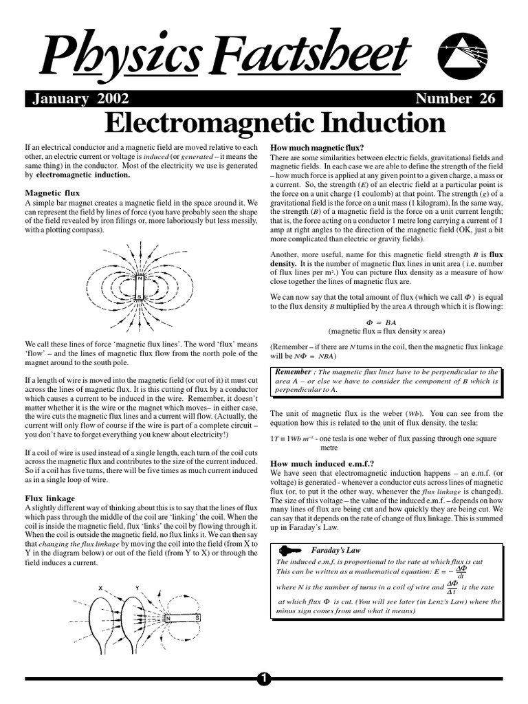 Understanding Electromagnetic Induction | PDF