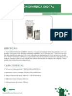 Ee0032 - Prensa Eletro Hidraulica