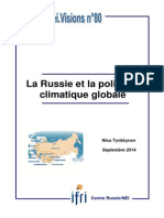 La Russie et la politique climatique globale