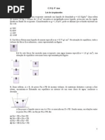 Ficha Trabalho CFQ 9 Ano Lei Arquimedes