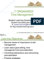 Organised Time Management