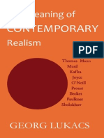 Lukacs Meaning of Contemporary Realism