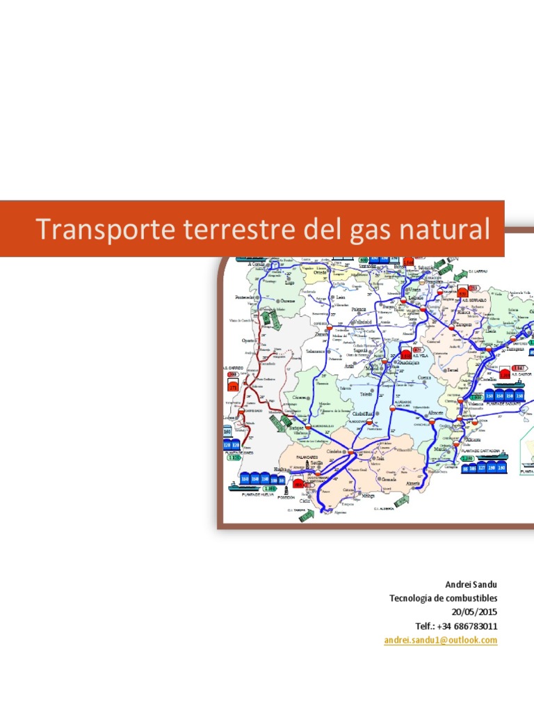 Transporte Terrestre de Gas Natural | PDF | Gas natural licuado | Gas ...