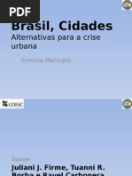 Brasil Cidades Sustentaveis Para a Crise Urbana