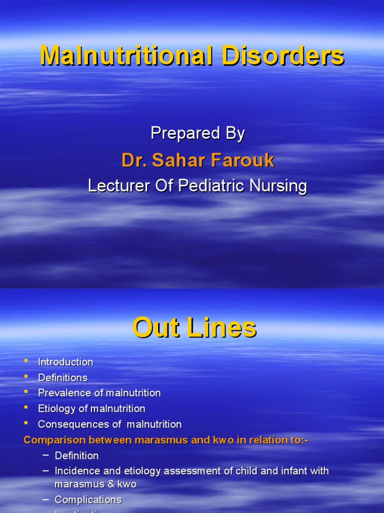 Malnutrition Disorders | PDF | Vitamin D | Malnutrition