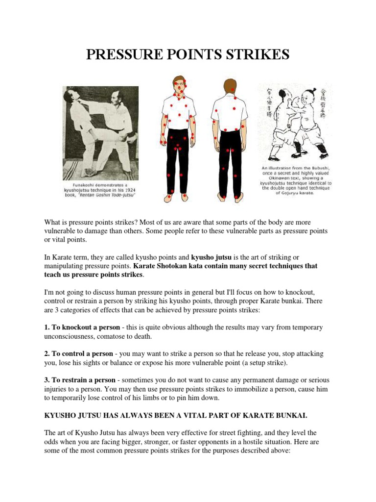 90270909 Pressure Points Strikes Karate Shotokan