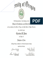 Oregon Diploma