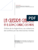 Análisis de la cobertura de Crítica de la Argentina sobre el conflicto por las retenciones móviles