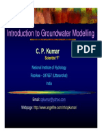 Introduction To Groundwater Modelling: C. P. Kumar