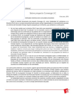 (Declaración Pública) Sobre Proyecto Convege UC PDF