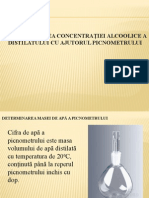 Determinarea concentraţiei alcoolice a distilatului cu ajutorul picnometrului.pptx