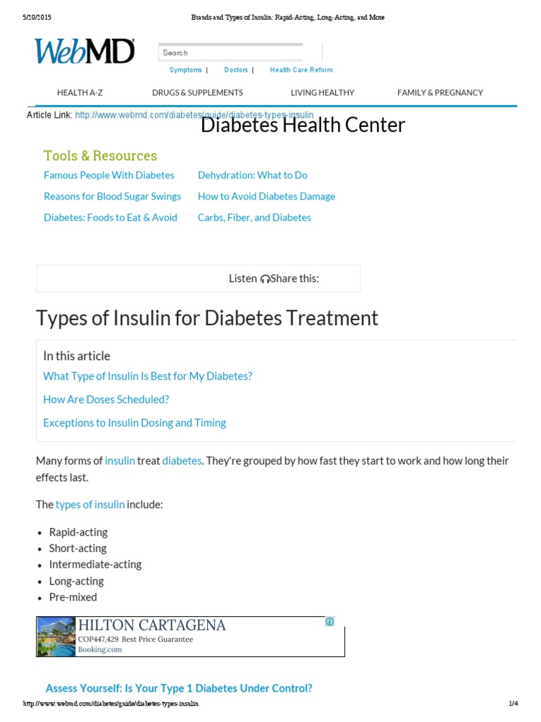 Brands and Types of Insulin_ RapidActing, LongActing, And More