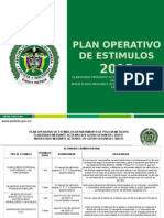 Plan Operativo de Estimulos Corregido Mediante Acta Nro 374 Del 180315