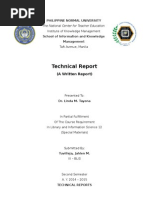 Technical Report: The National Center For Teacher Education