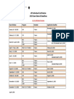2015 ICP Exam Schedule 050815
