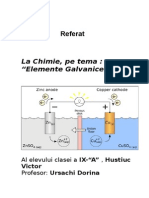 Referat Chimie Elemente Galvanice