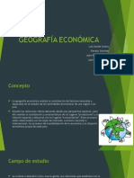 Geografía Económica