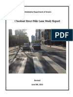 Chestnut St Bike Lane Study