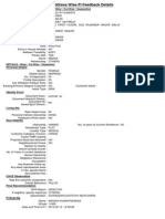 RESIDENCE VERIFICATION REPORT (Hirer / Co-Hirer / Guarantor)