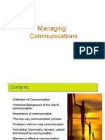 Managing Communications