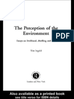 Perception of The Environment Essays On Livelihood Dwelling and Skill 1 To 27