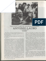 Antonio Lauro Interview by Luis Zea