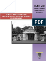 Bab 20 Akuntansi Di An Dagang - Jurnal Penyesuaian &amp Neraca Saldo Setelah Jurnal Penyesua